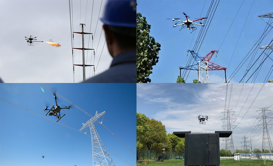 Electric power inspection drone wireless module MESH wireless ad hoc network solution