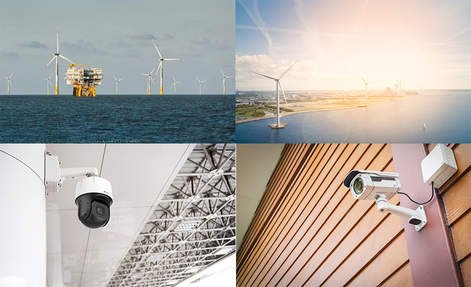 Remote wifi image transmission module video monitoring for offshore wind power station