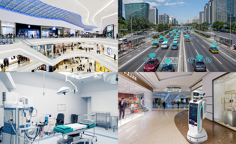 High-precision UWB positioning technology for shopping malls/transportation/medical