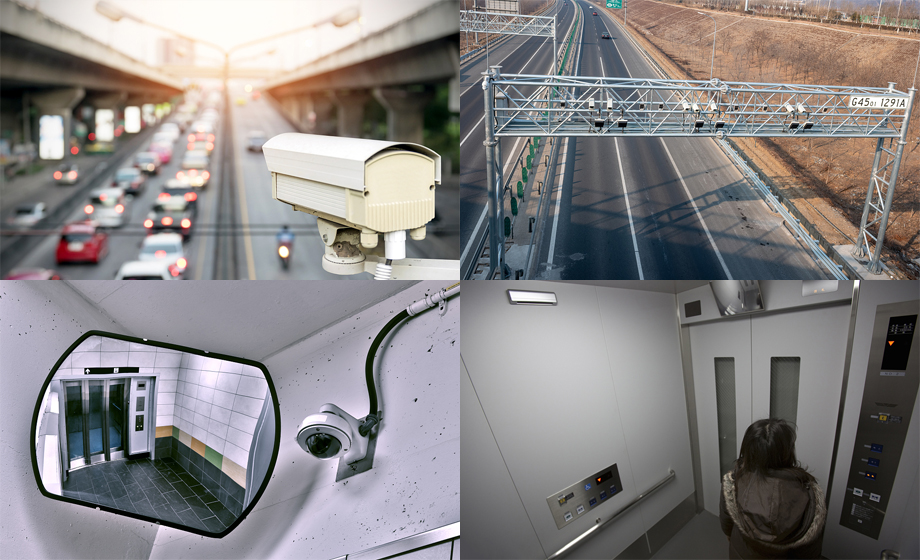 Long-distance wireless transceiver module highway/elevator video surveillance