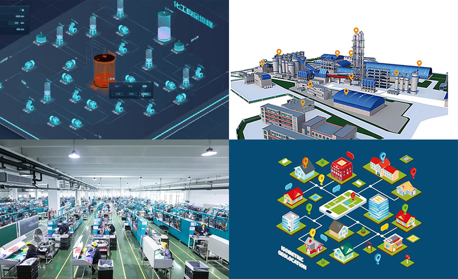 6cm chemical/electricity/manufacturing UWB module high-precision positioning